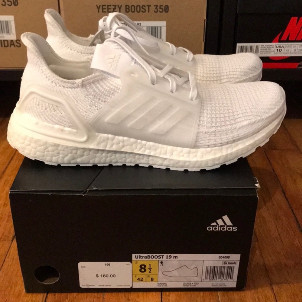 Adidas ultraboost 19 white mens
